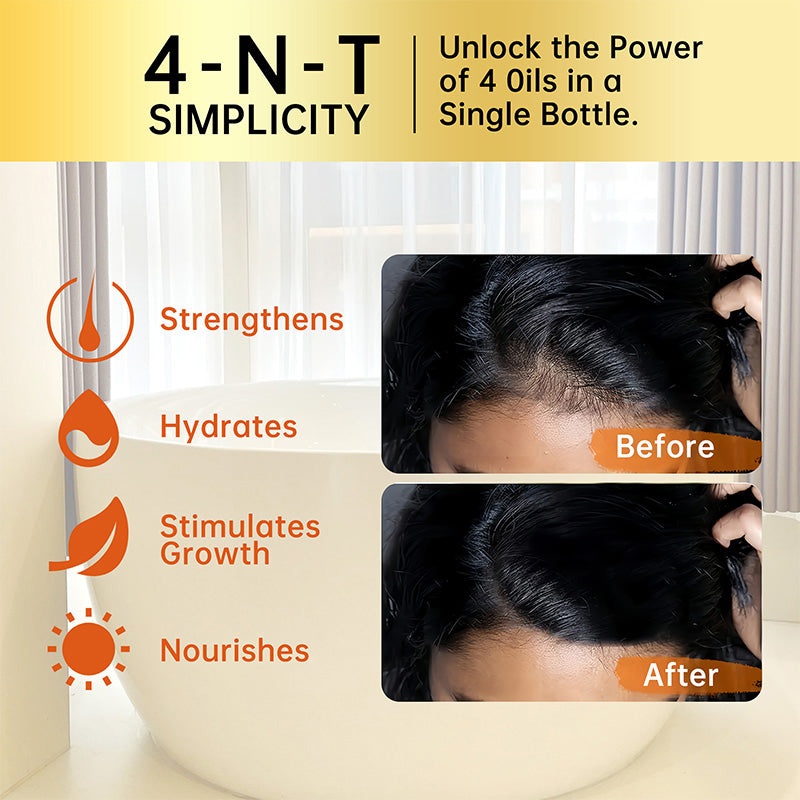 🎉 Giving you a lush head of hair!- Gypsophila™Batana Hair Growth Oil